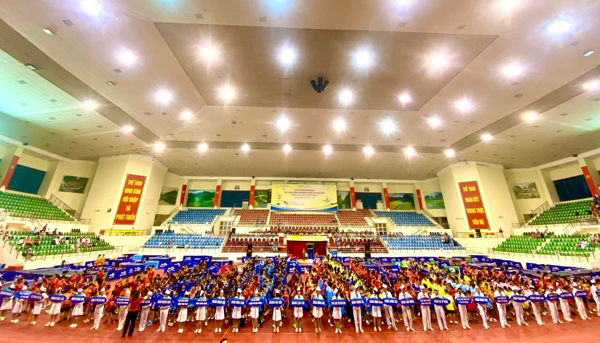 Khai mạc Giải Vô địch Bóng bàn trẻ - thiếu niên và nhi đồng quốc gia